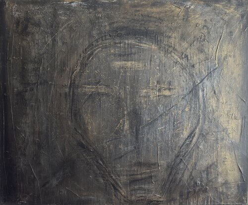 Veiled Depths by Ilir Osmani, Painting for Sale on Select