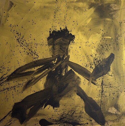 Stand Figure I by Ilir Osmani, Painting for Sale on Select