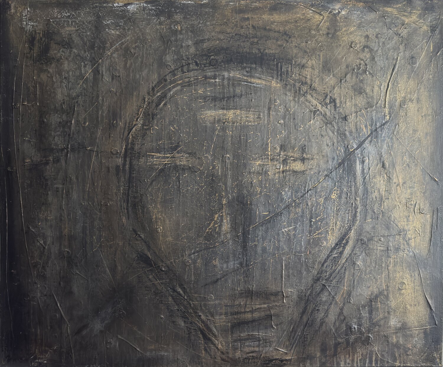 Veiled Depths Ilir Osmani Original painting for sale