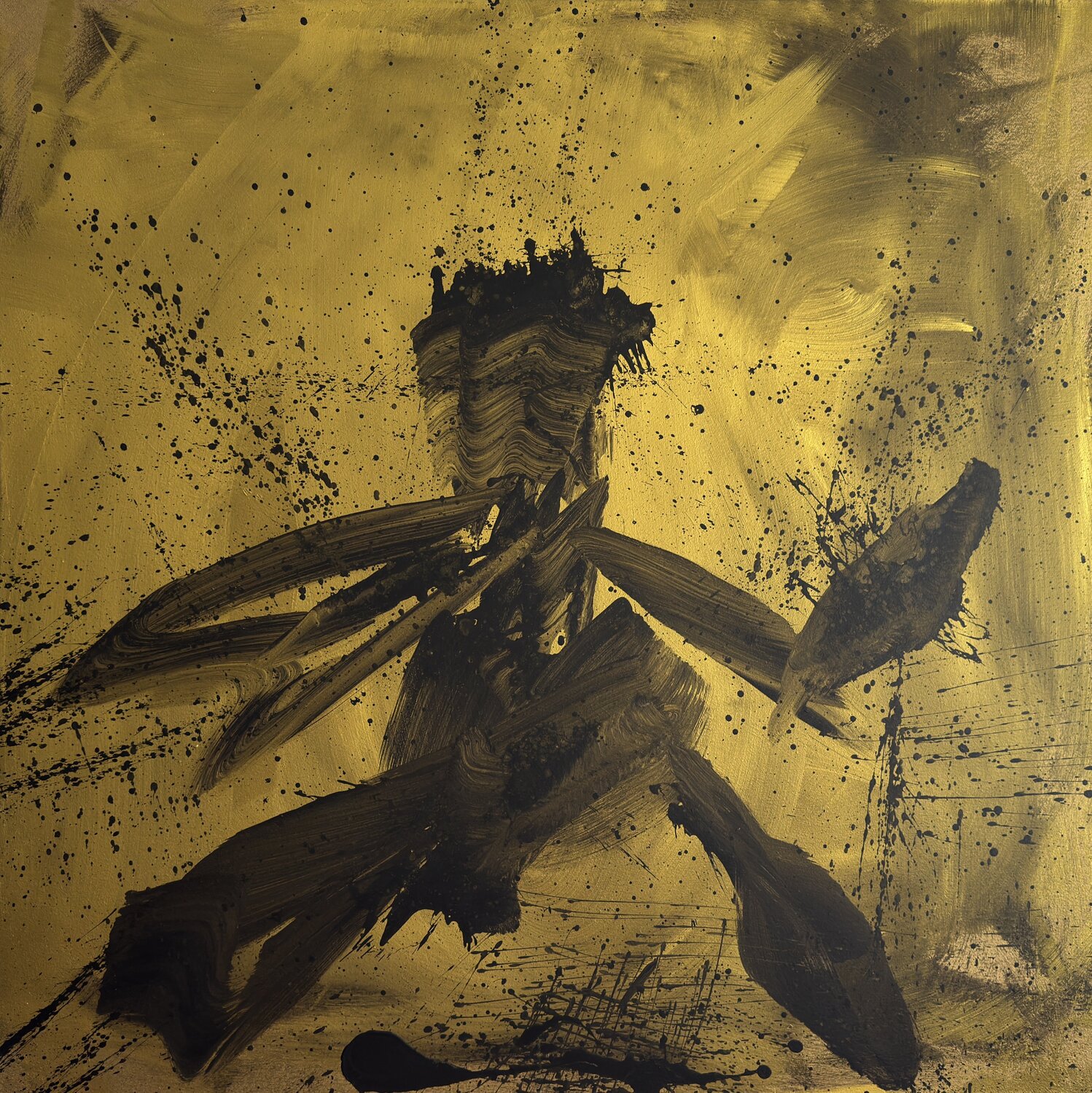 Stand Figure I Ilir Osmani Original painting for sale