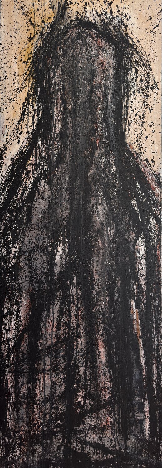 Stand Figure IV Ilir Osmani Original painting for sale