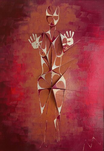 Fragments #2 by Morgane Lemaire, Painting for Sale on Select