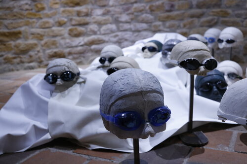 Nager en eaux troubles by Morgane Lemaire, Sculpture for Sale on Select