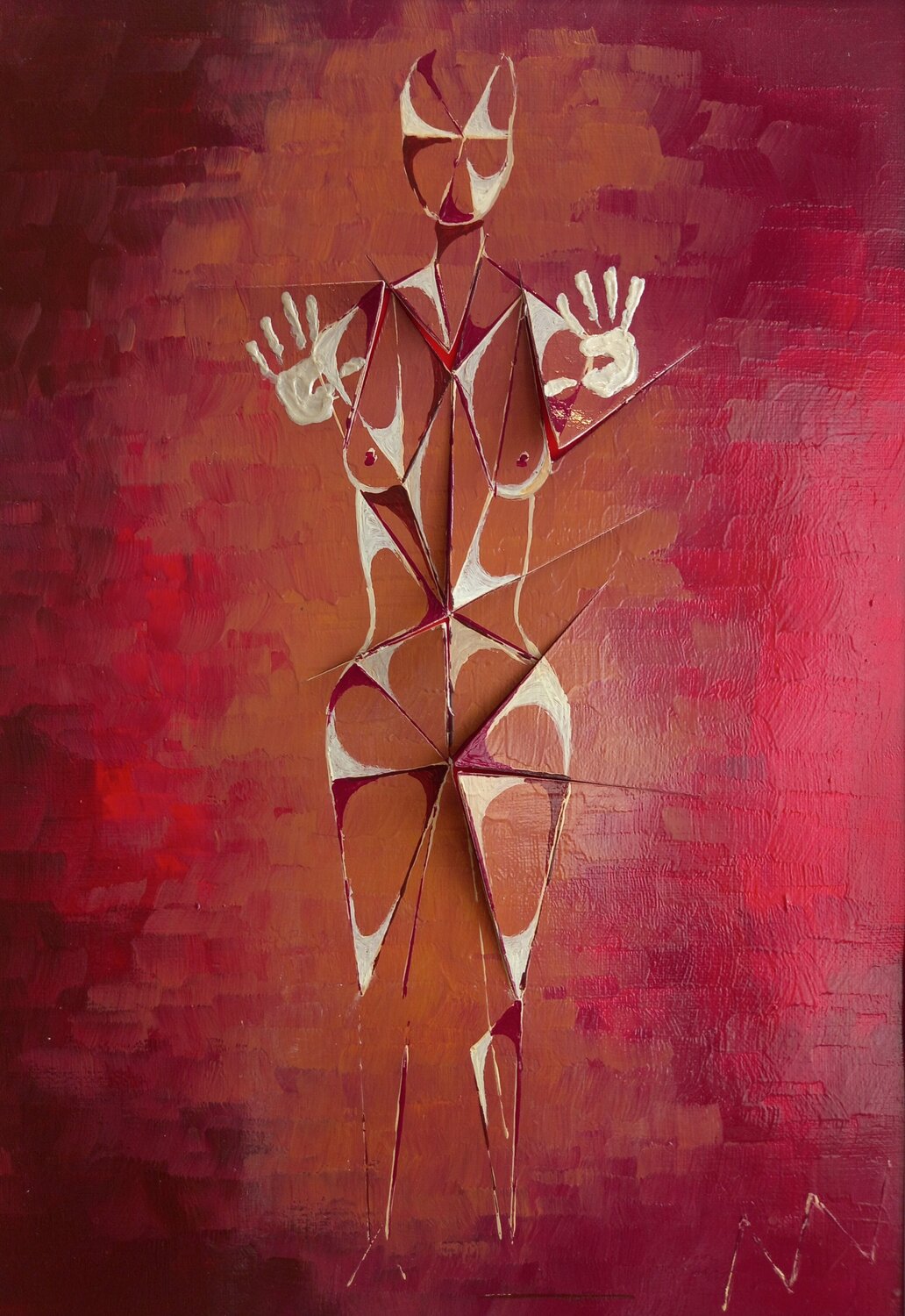 Fragments #2 Morgane Lemaire Original painting for sale