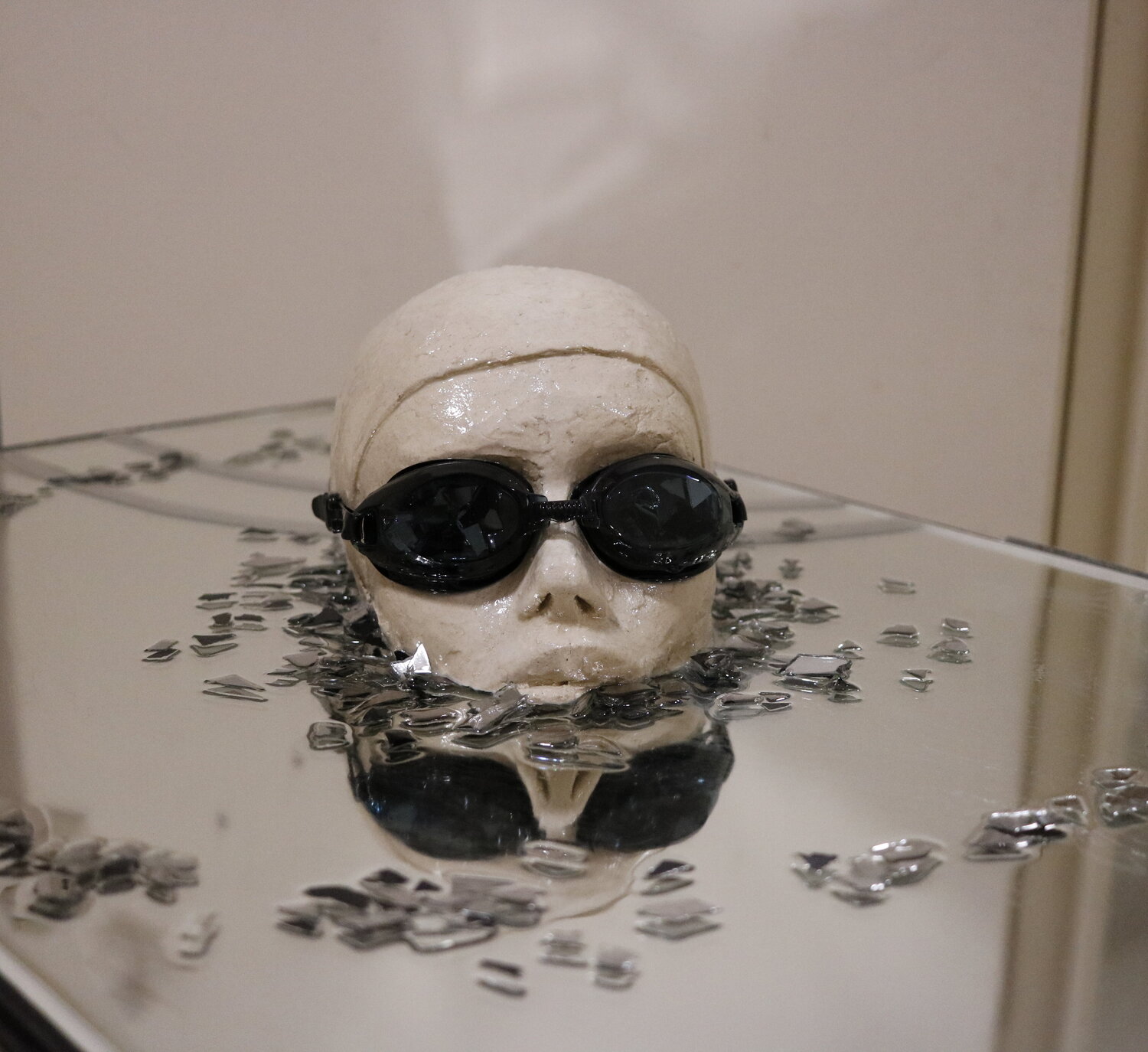 Nager en eaux troubles #2 Morgane Lemaire Sculpture for sale