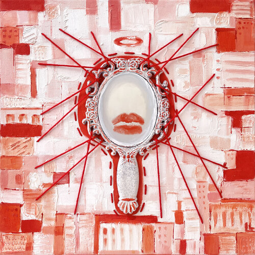 The Mirror of Expectations by Leah Larisa Bunshaft, Painting for Sale on Select