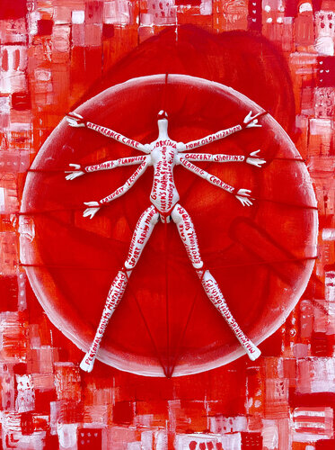The Impossible Balance by Leah Larisa Bunshaft, Painting for Sale on Select