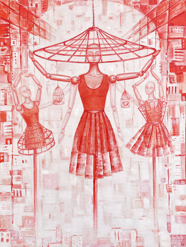 Invisible labor by Leah Larisa Bunshaft, Painting for Sale on Select