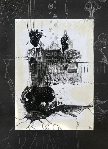 Moods and Fears 6 by Leah Larisa Bunshaft, Painting for Sale on Select