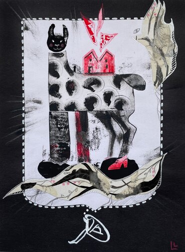 The Contemplative One by Leah Larisa Bunshaft, Painting for Sale on Select