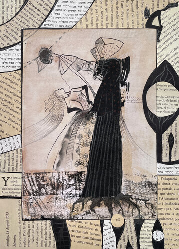 On the Language of Dreams 1 by Leah Larisa Bunshaft, Painting for Sale on Select