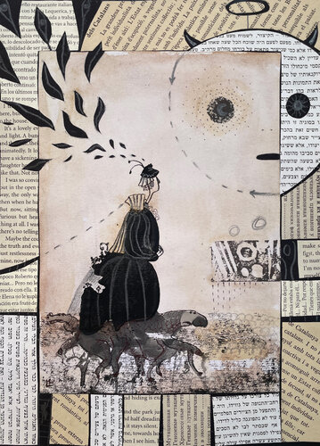 On the Language of Dreams 3 by Leah Larisa Bunshaft, Painting for Sale on Select