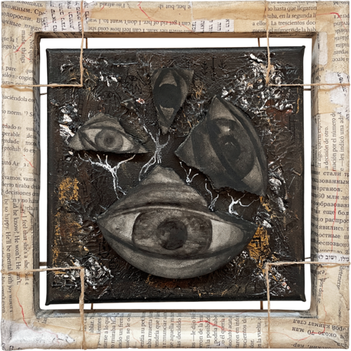 The Scattered Witnesses 1 by Leah Larisa Bunshaft, Painting for Sale on Select