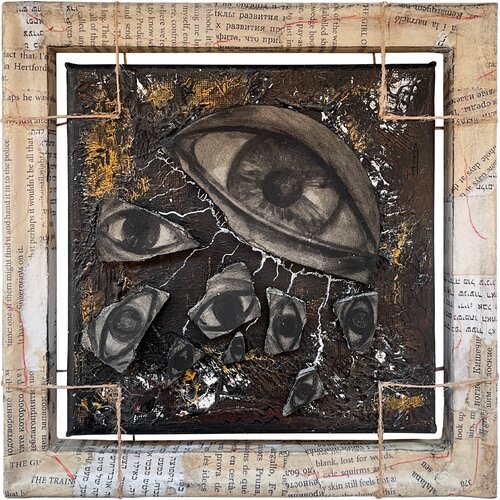 The Scattered Witnesses 2 by Leah Larisa Bunshaft, Painting for Sale on Select