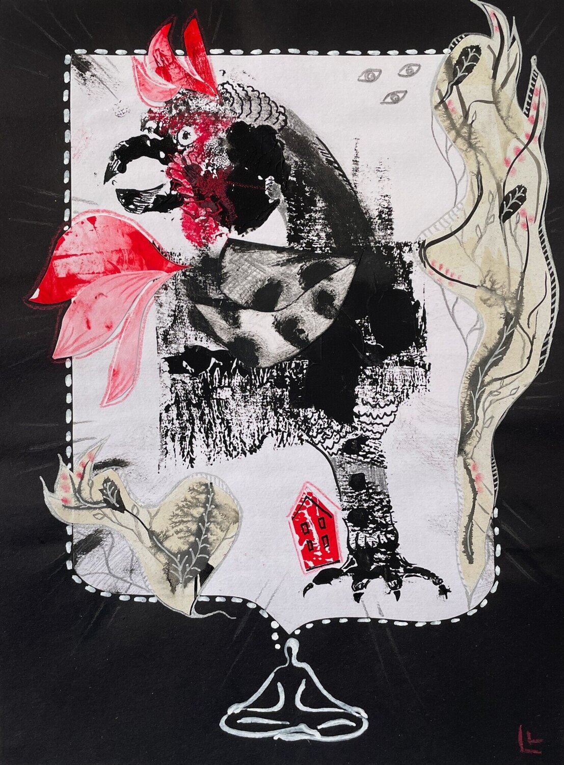 The Outspoken One Leah Larisa Bunshaft Original painting for sale