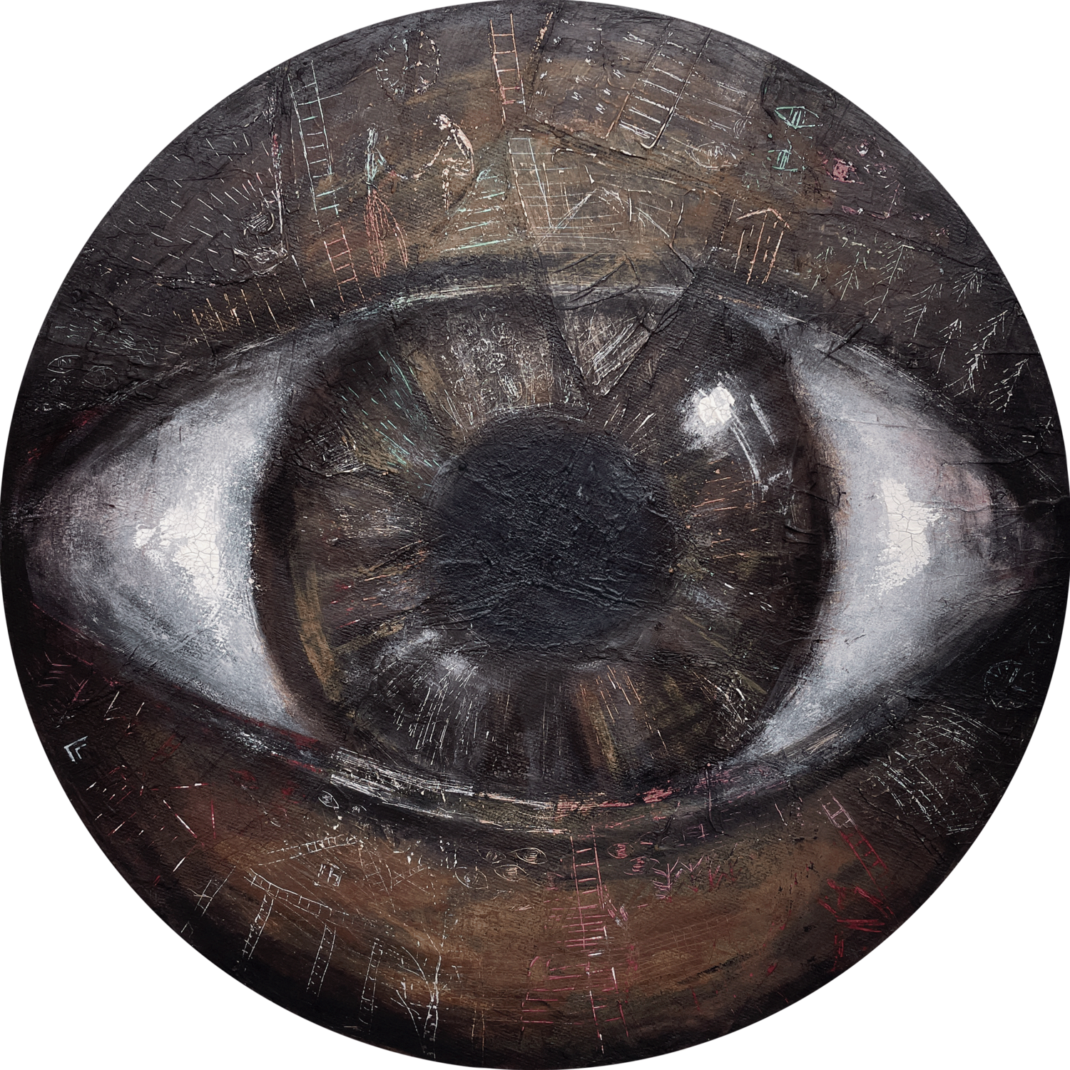 Rock Chronicle Leah Larisa Bunshaft Original painting for sale