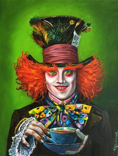 Mad Hatter. Alice in Wonderland by Olga Begisheva K., Painting for Sale on Select