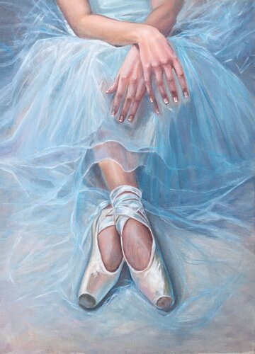 Love for Ballet by Olga Begisheva K., Painting for Sale on Select