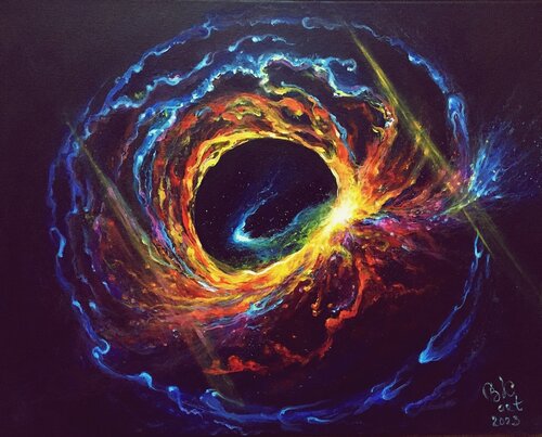 Nebula by Olga Begisheva K., Painting for Sale on Select