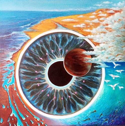 The Planet’s Pulse by Olga Begisheva K., Painting for Sale on Select