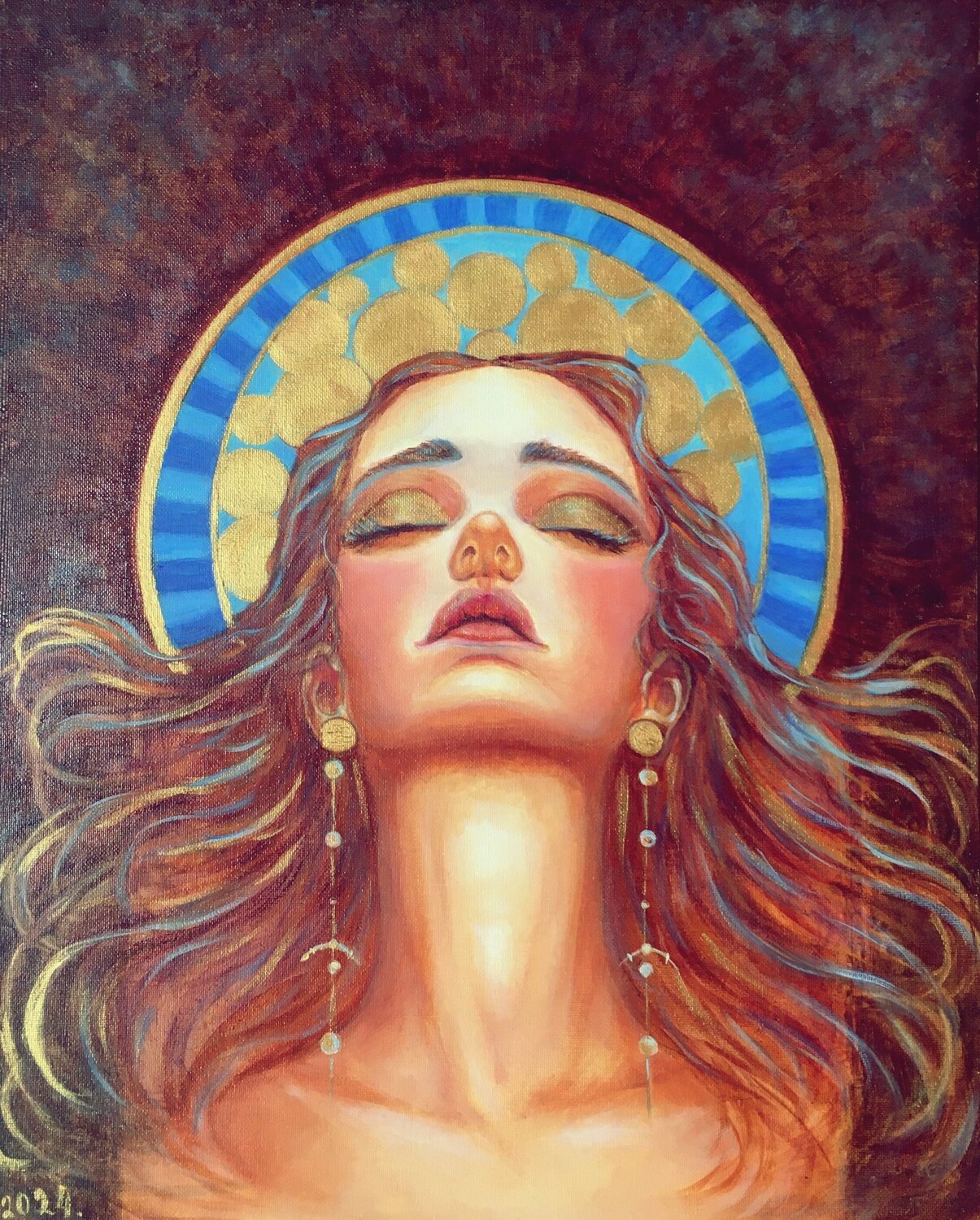 The Dreamer Olga Begisheva K. Original painting for sale