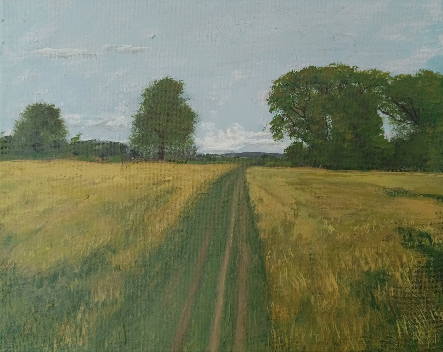 Der Weg der Hoffnung Gulschan Rokzad Original painting for sale