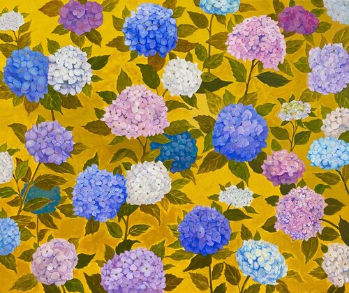 Blumen so schön wie das Leben by Meizi Wang, Painting for Sale on Select