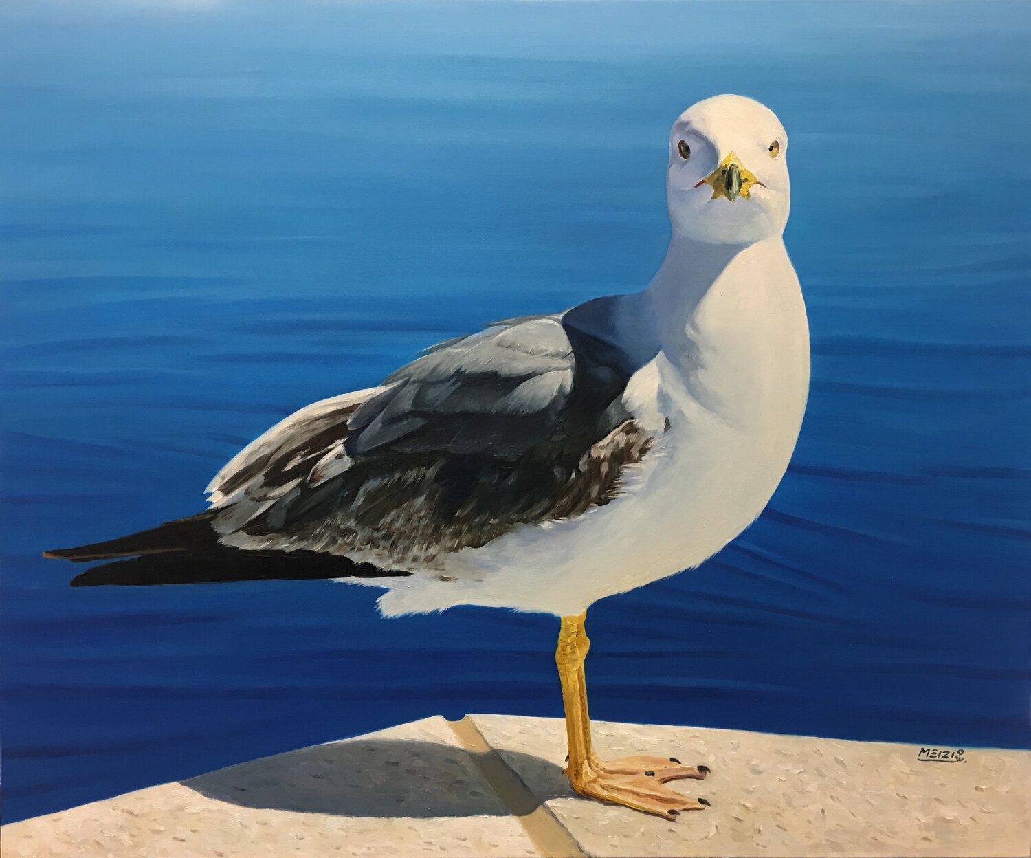 Möwe Meizi Wang Original painting for sale