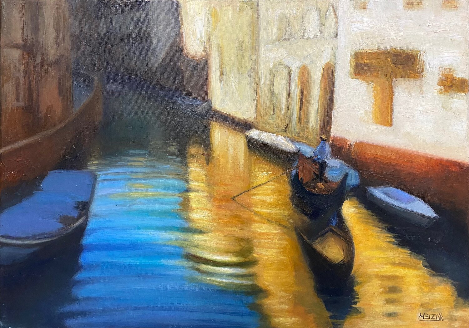 Venedig Meizi Wang Original painting for sale