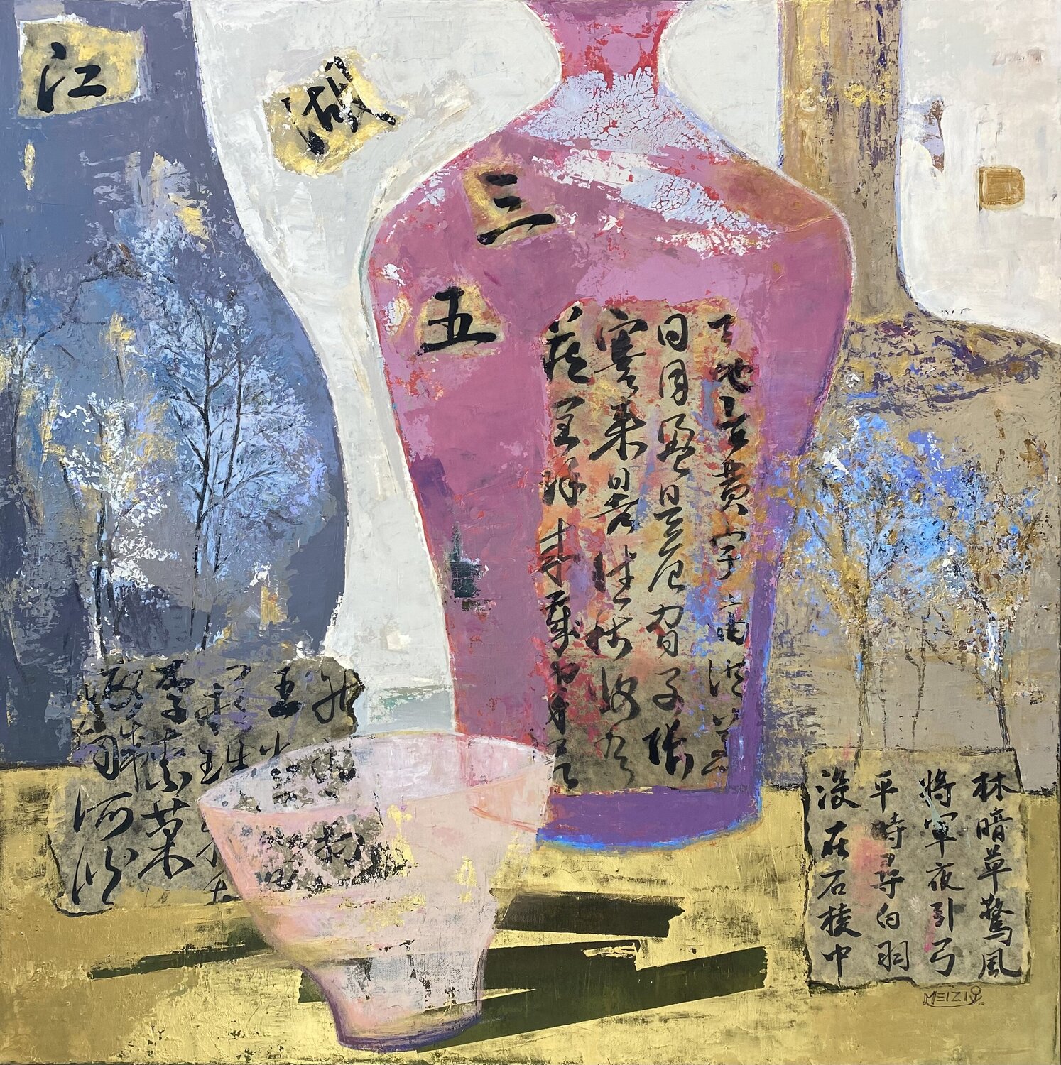 Keramik 05 Meizi Wang Original painting for sale