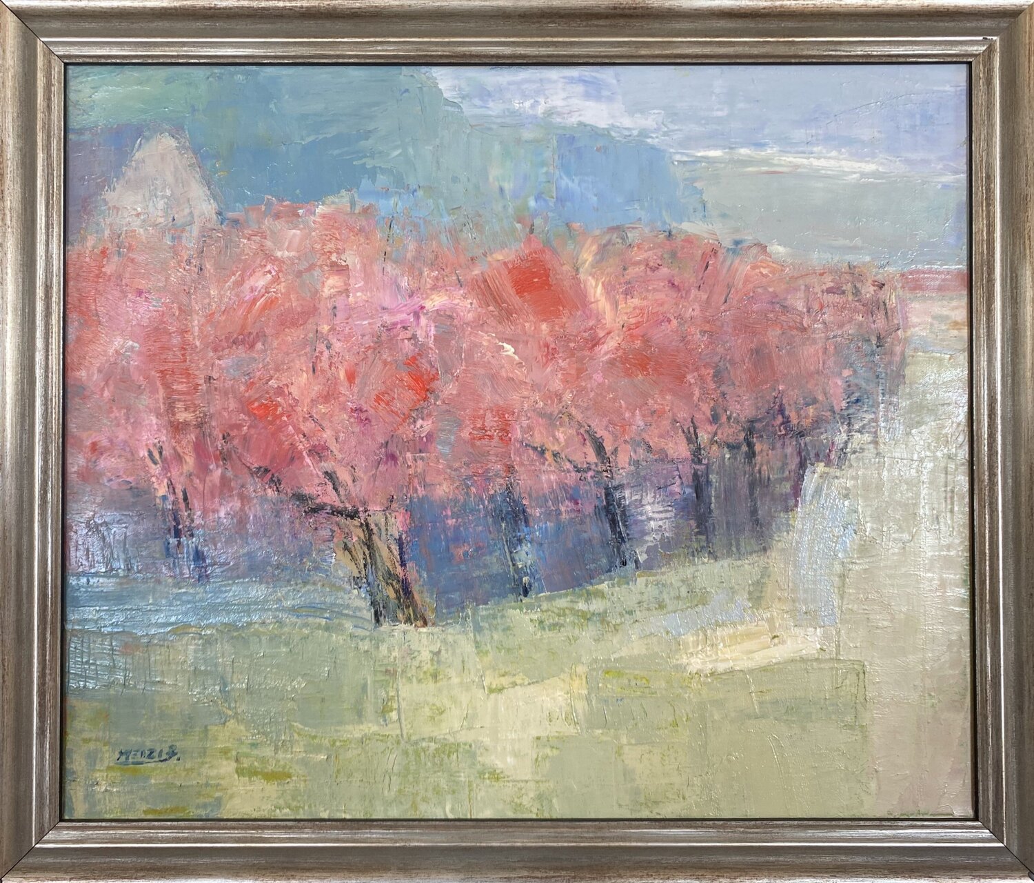Aprikosenblüten Meizi Wang Original painting for sale