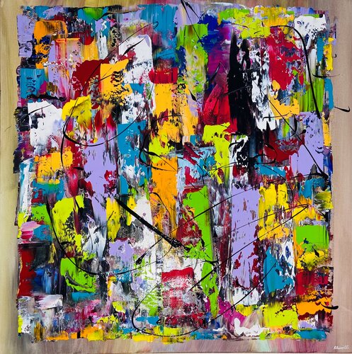 FRENESIA DI COLORI by Roberto Buccilli, Painting for Sale on Select