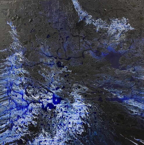 ONDA SU ONDA by Roberto Buccilli, Painting for Sale on Select