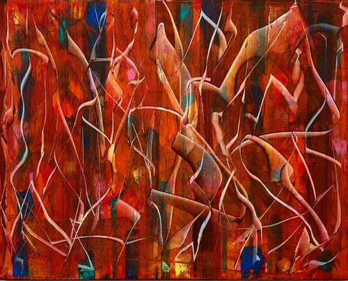 VOLARE NELLA FANTASIA by Roberto Buccilli, Painting for Sale on Select