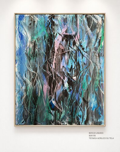 BOSCO LIQUIDO by Roberto Buccilli, Painting for Sale on Select
