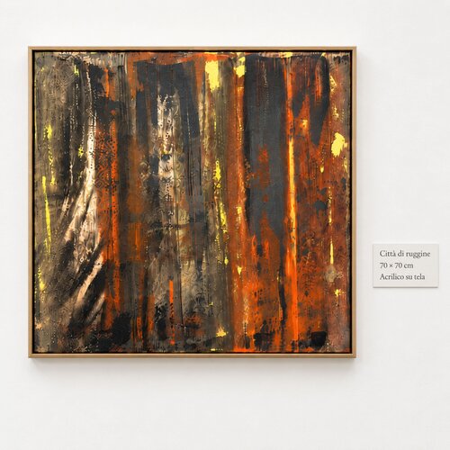 CITTA' DI RUGGINE by Roberto Buccilli, Painting for Sale on Select