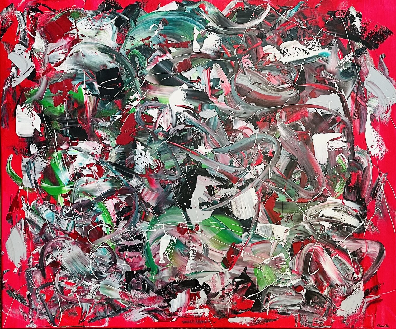 NATURA IN MOVIMENTO Roberto Buccilli Original painting for sale