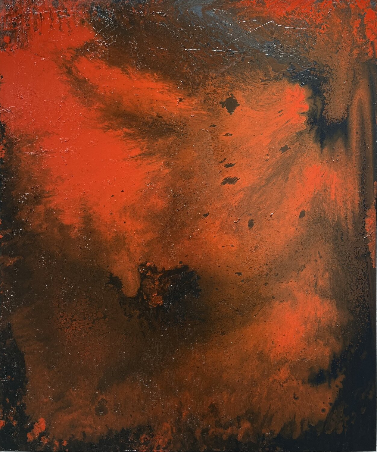 ON FIRE Roberto Buccilli Original painting for sale