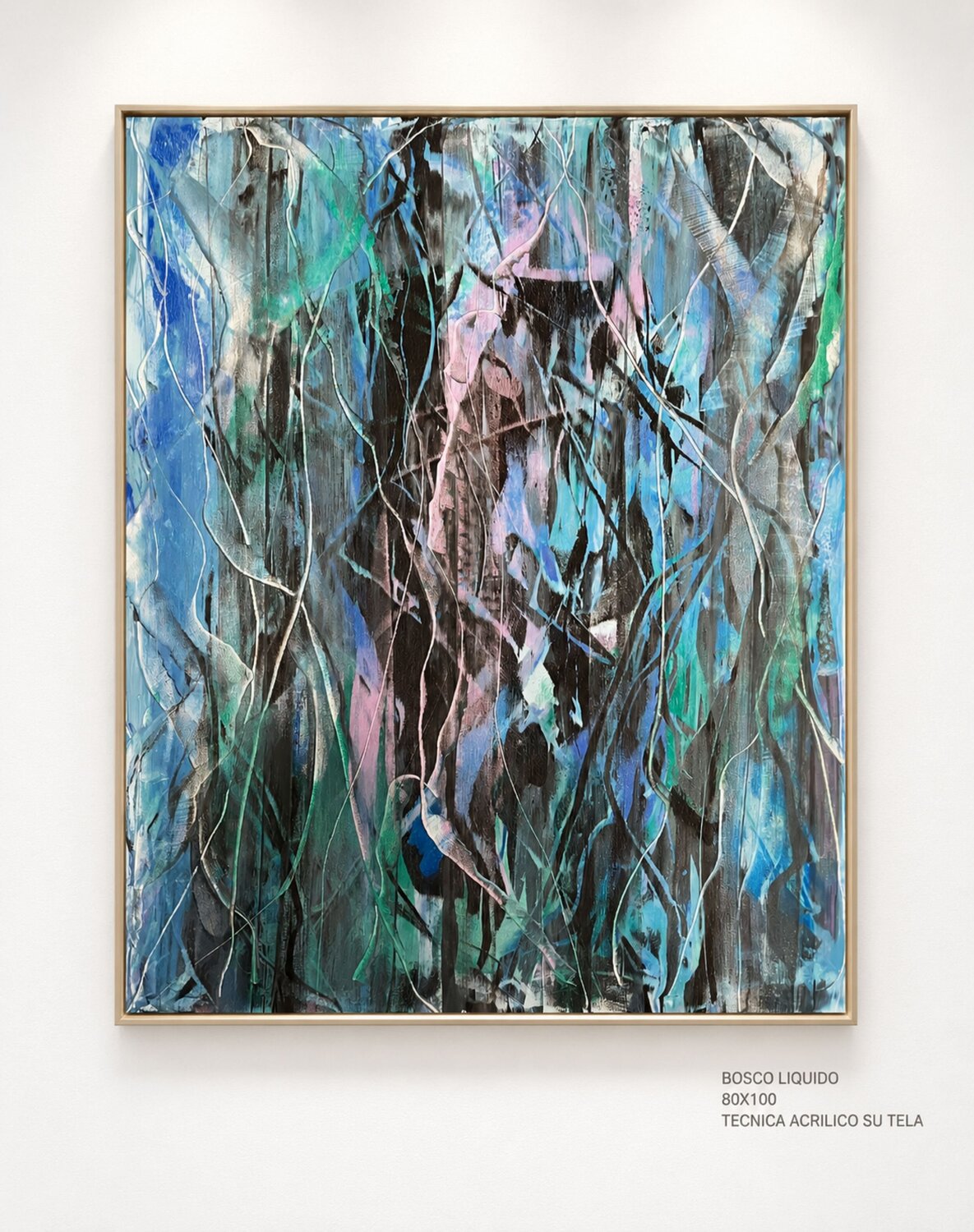 BOSCO LIQUIDO Roberto Buccilli Original painting for sale