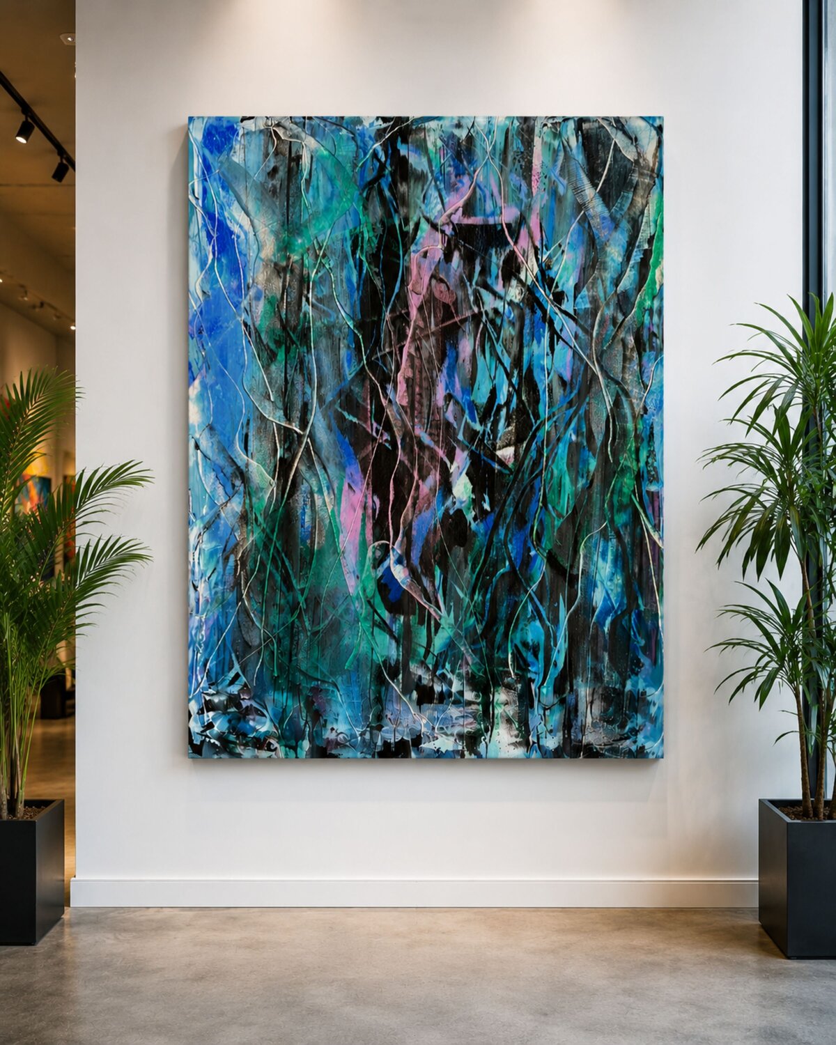 BOSCO LIQUIDO Roberto Buccilli Original painting for sale