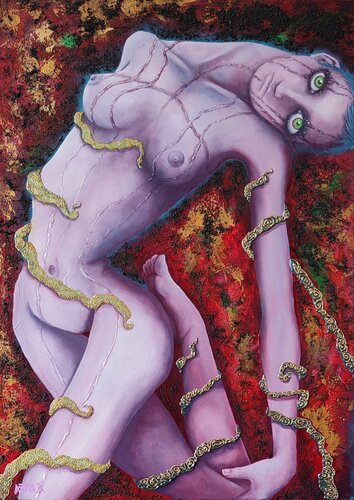 Racine by Aurelia Bouys, Painting for Sale on Select