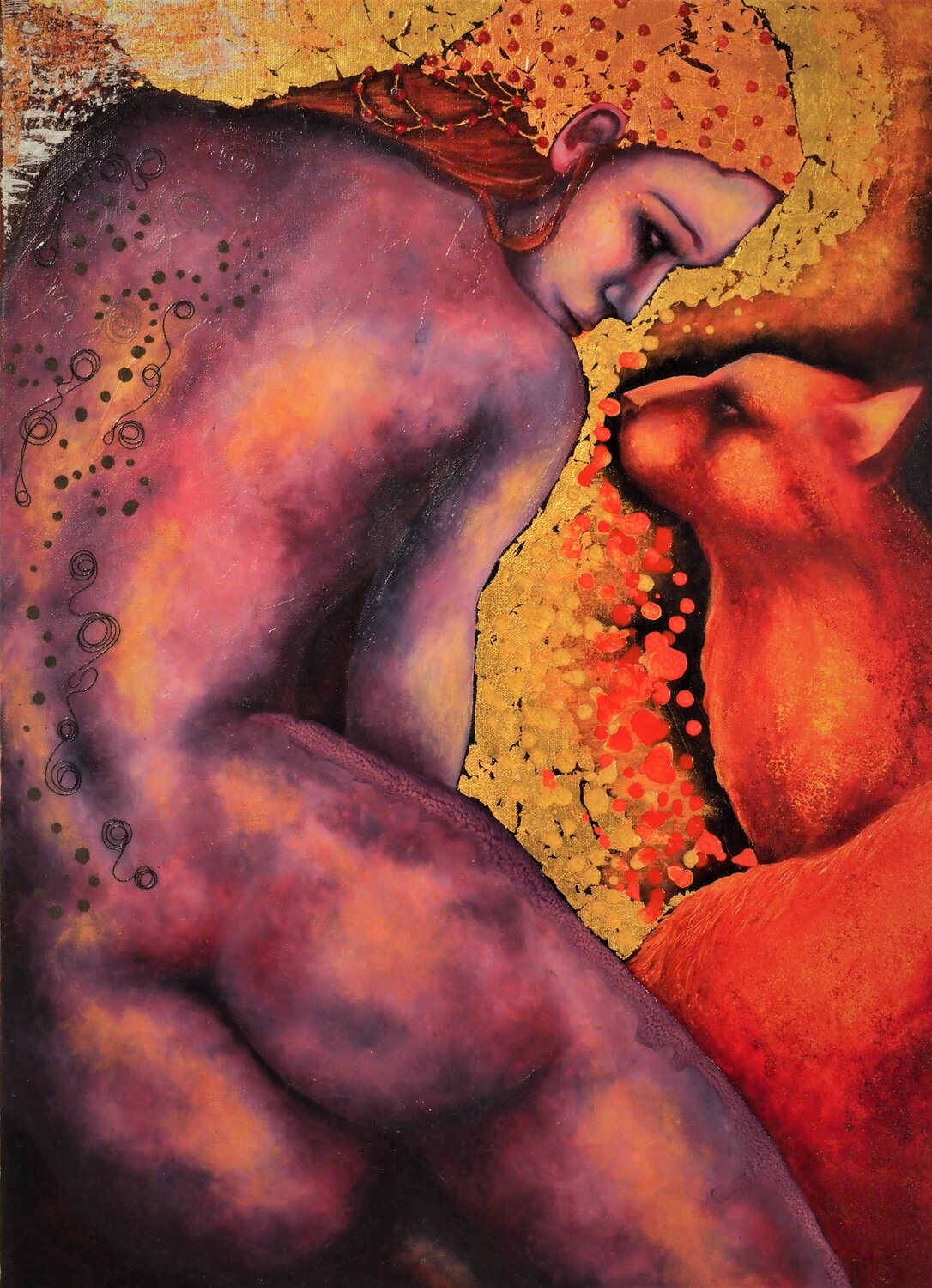 Aube Aurelia Bouys Original painting for sale