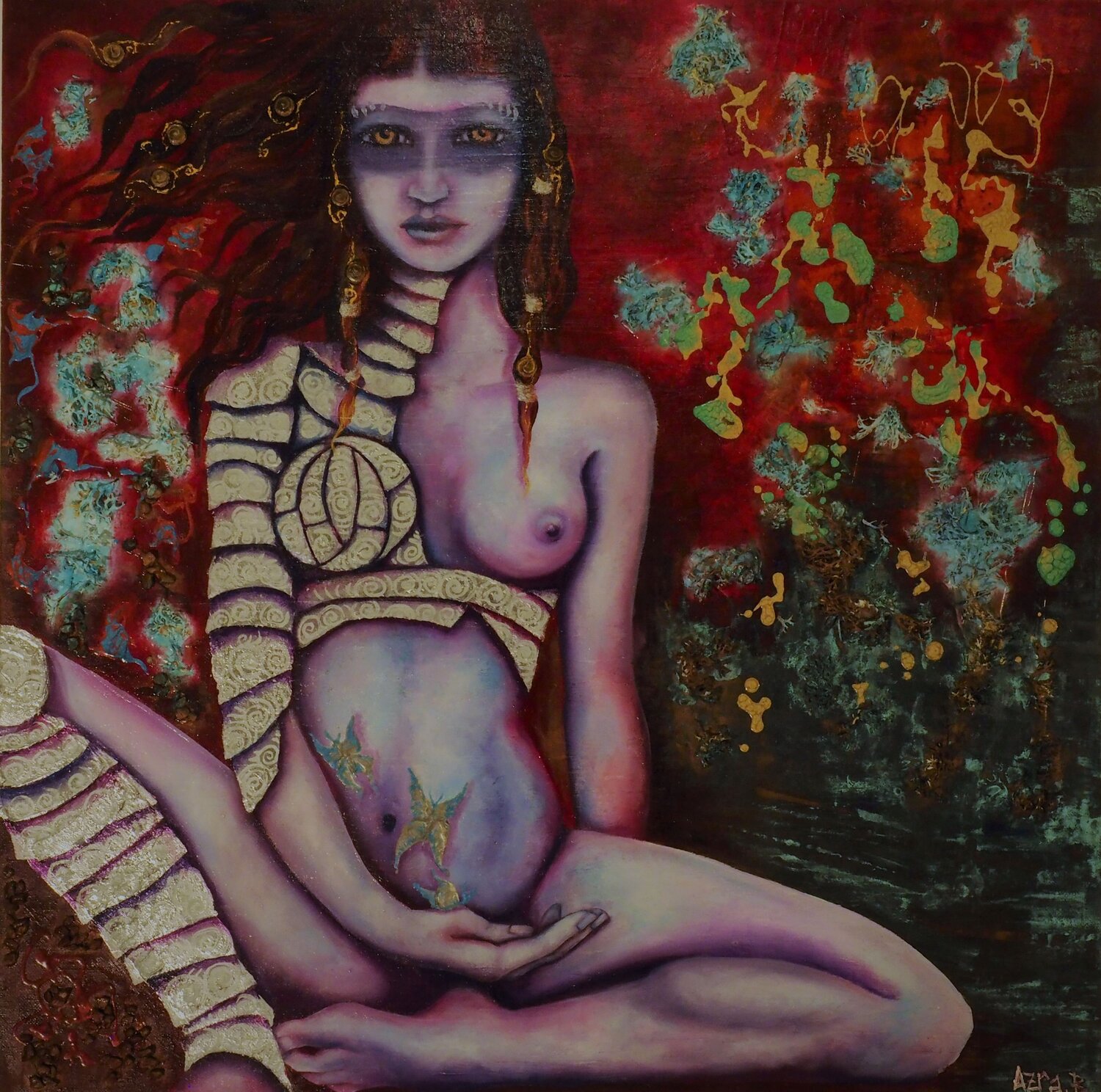 Valhalla Aurelia Bouys Original painting for sale