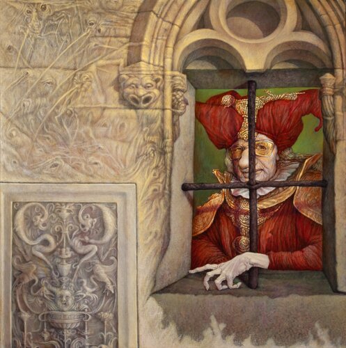 MANOLITO EL DE LA CHARANGA TIENE PROHIBIDO CANTAR by Eusebio San Blanco, Painting for Sale on Select