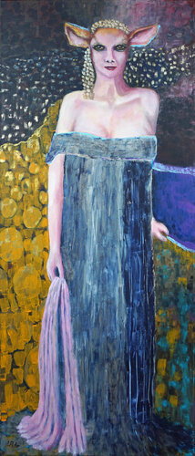 Klimts Elfe by Utaellamarie Peter, Painting for Sale on Select