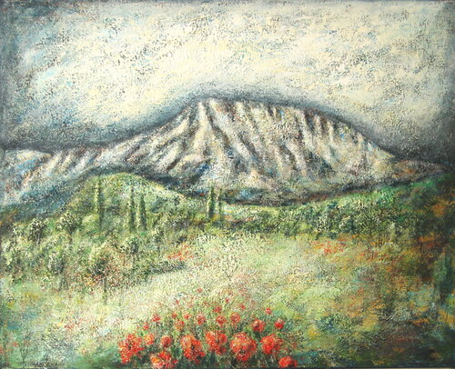 La montagne Sainte-Victoire by Robert Bass, Painting for Sale on Select