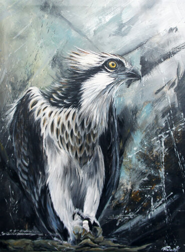 Le Balbuzard pêcheur by Yoan RIMBAULT, Painting for Sale on Select