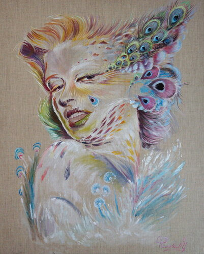 Marilyn Monroe by Yoan RIMBAULT, Painting for Sale on Select