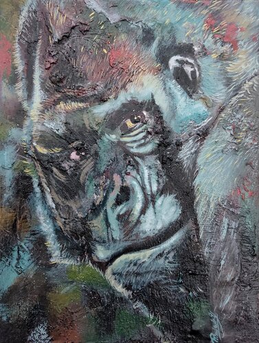 Gorille by Yoan RIMBAULT, Painting for Sale on Select