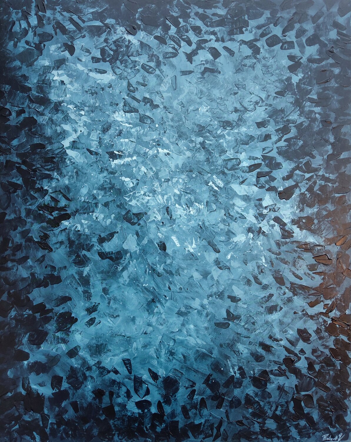 Océan Yoan RIMBAULT Original painting for sale